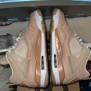 Womens Retro 4 tan